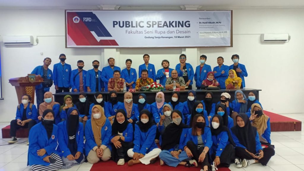 Public Speaking  Fakultas Seni Rupa dan Desain Institut Seni Indonesia Padangpanjang