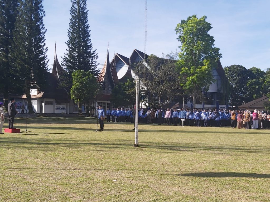 Institut Seni Indonesia Padangpanjang Menggelar Upacara Peringatan Hari Pendidikan Nasional Tahun 2022