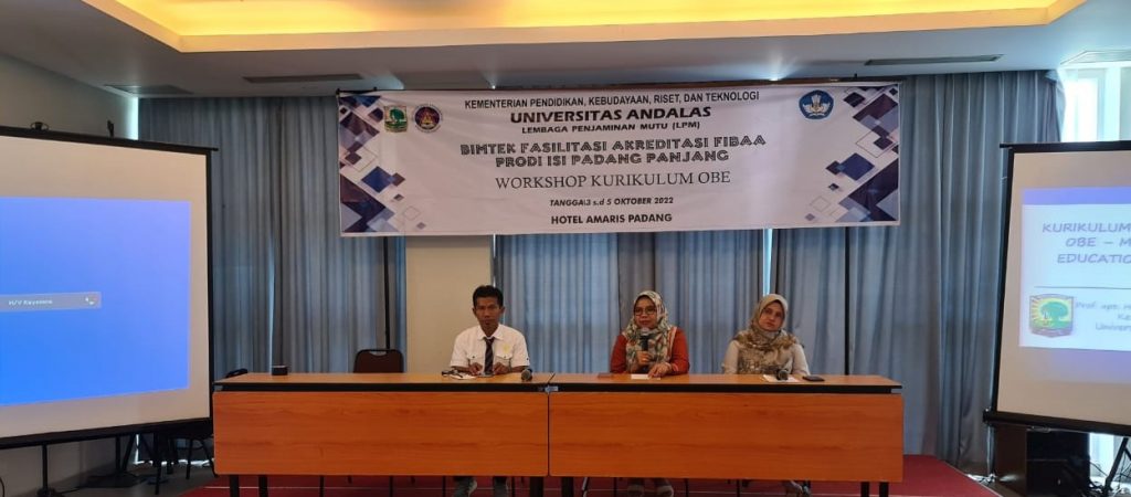 Targetkan terdaftar di FIBAA tahun ini, ISI Padangpanjang lakukan Workshop OBE.