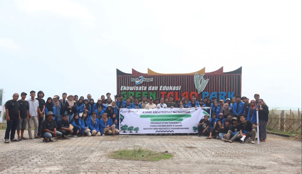 Ajang kreativitas mahasiswa Prodi Pariwisata ISI Padangpanjang di Green Talao Park Nagari Ulakan