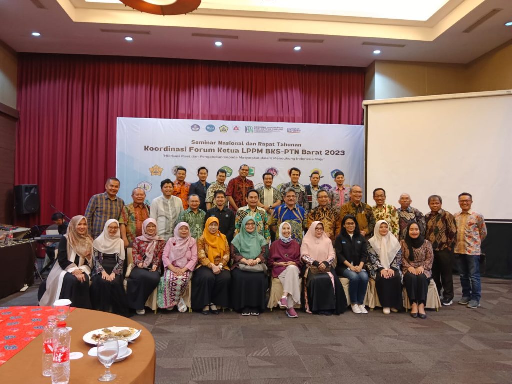 Sekretaris LP2M Ikuti Rapat Tahunan Koordinasi Forum Ketua LPPM BKS-PTN Barat Tahun 2023.