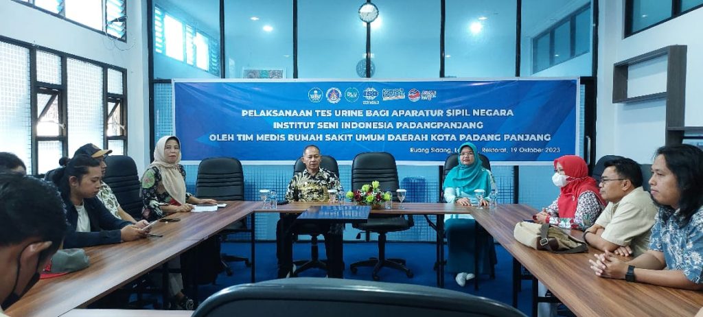 “Moralitas dan Keamanan Terjaga,  Pejabat ISI Padangpanjang Laksanakan Tes Urine untuk Mencegah Narkoba”