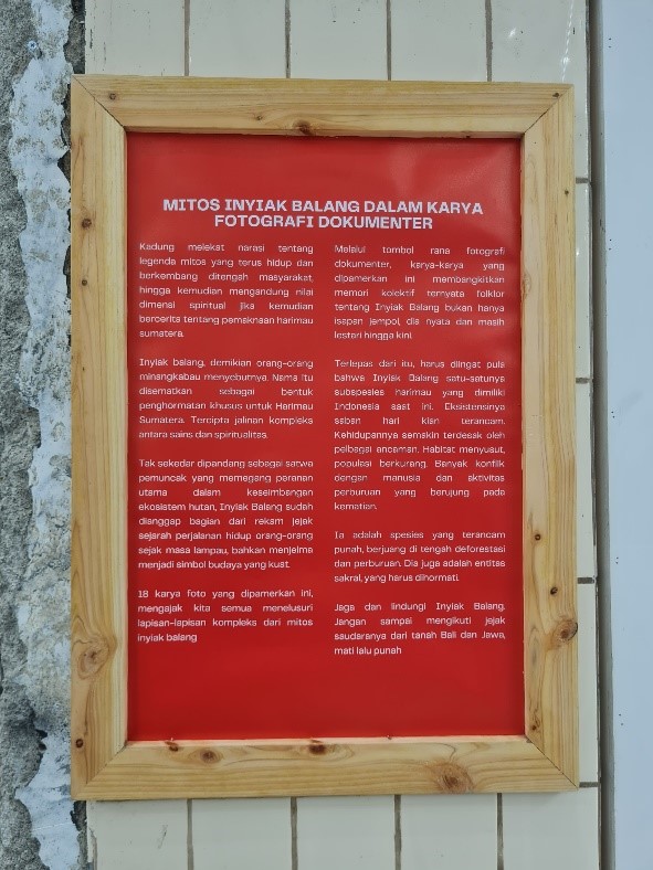 Pameran Tugas Akhir Mahasiswa Pascasarjana ISI Padang Panjang “MITOS INYIAK BALANG DALAM KARYA FOTOGRAFI DOKUMENTER” Pengkarya Andry Mardiansyah