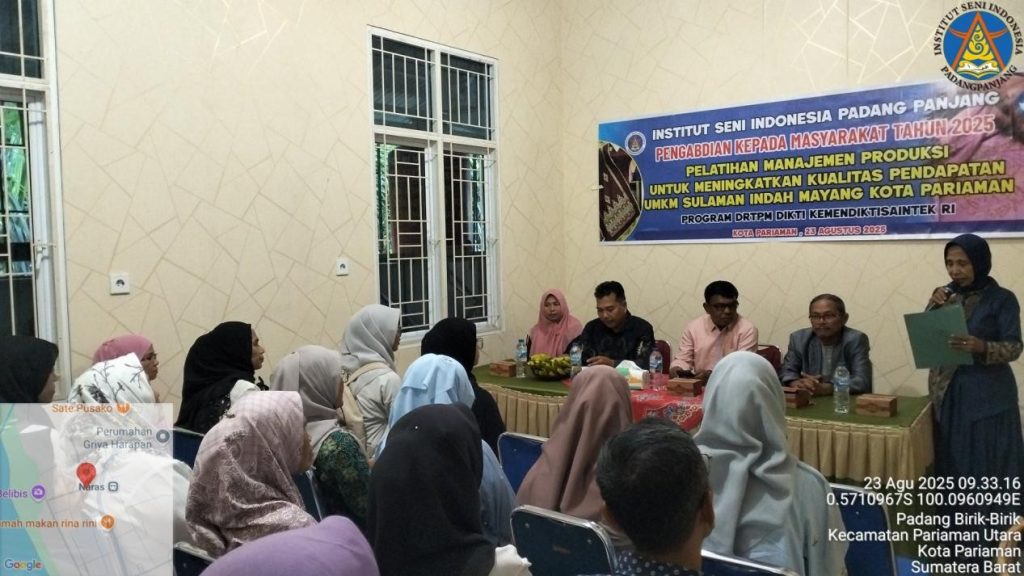 Pengabdian ISI Padangpanjang: Sulaman Tradisi Pariaman Bersiap Tembus Pasar Lebih Luas