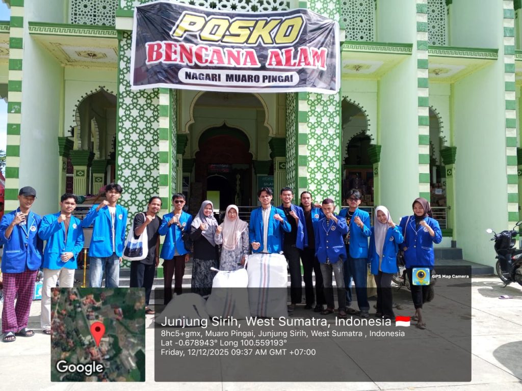 Tim Relawan ISI Padangpanjang Gelar Trauma Healing dan Penyaluran Donasi di Nagari Muaro Pingai