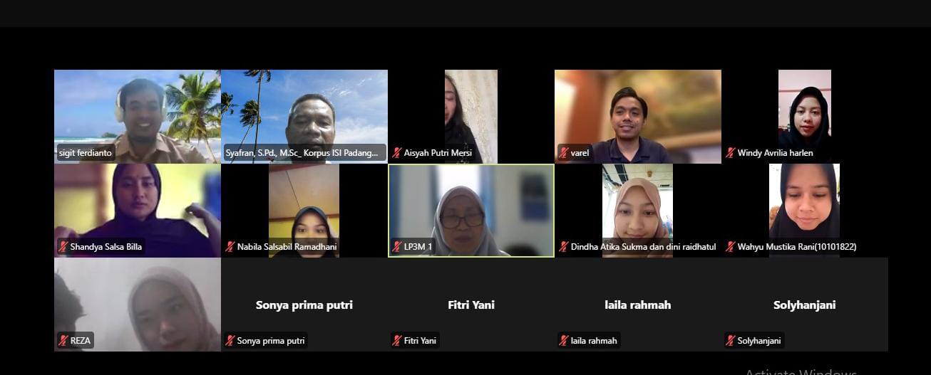 Pusat Bahasa ISI Padang Panjang Gelar Diskusi Daring Bersama Altissia, Perkuat Kesiapan Karier Internasional Mahasiswa