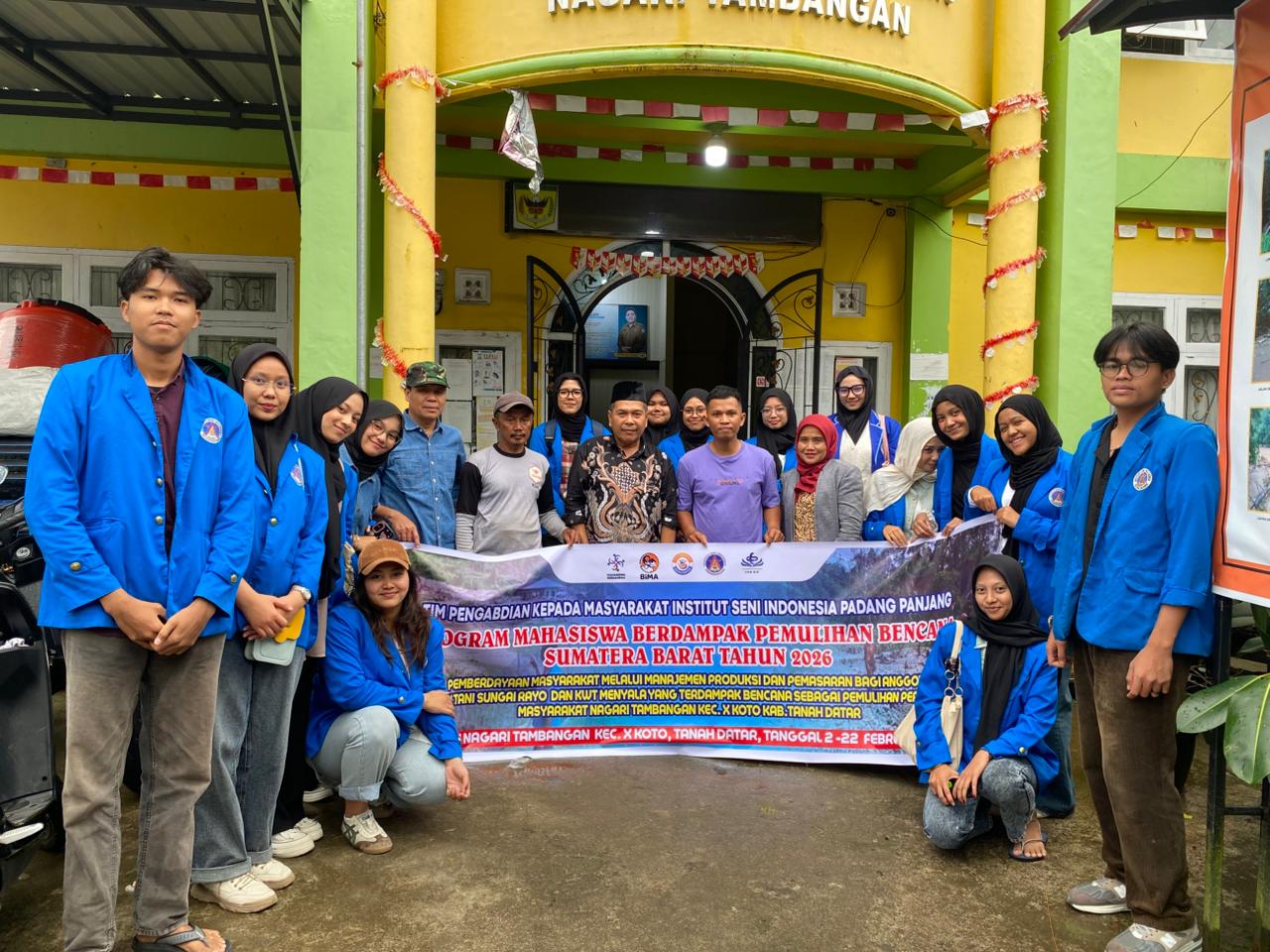 Mahasiswa ISI Padangpanjang Hadirkan Ruang Pulih bagi Masyarakat Nagari Tambangan